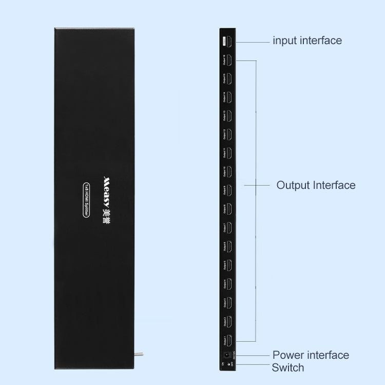 Measy SPH116 1 a 16 4K HDMI 1080P Conmutador Divisor de Pantalla Simultáneo, 1 to 16, AU Plug, 1 to 16, EU Plug, 1 to 16, UK Plug, 1 to 16, US Plug