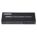 Multivisor cuádruple HDMI de salida 4 en 1 con conmutador continuo, enchufe de la UE, 4 x 1, EU Plug, 4 x 1, AU Plug, 4 x 1, UK Plug, 4 x 1, US Plug