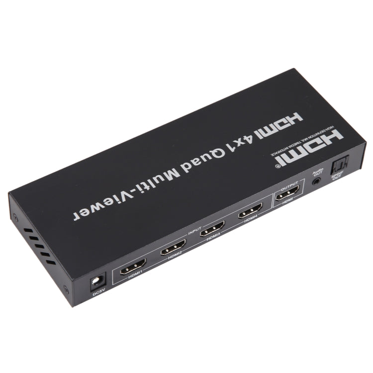Multivisor cuádruple HDMI de salida 4 en 1 con conmutador continuo, enchufe de la UE, 4 x 1, EU Plug, 4 x 1, AU Plug, 4 x 1, UK Plug, 4 x 1, US Plug