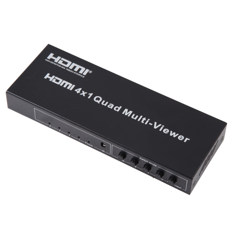Multivisor cuádruple HDMI de salida 4 en 1 con conmutador continuo, enchufe de la UE, 4 x 1, EU Plug, 4 x 1, AU Plug, 4 x 1, UK Plug, 4 x 1, US Plug