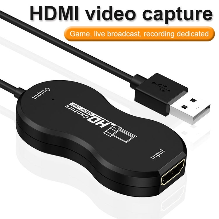 USB 2.0 a HDMI HD Videojuego Grabación en vivo Monitoreo Captura