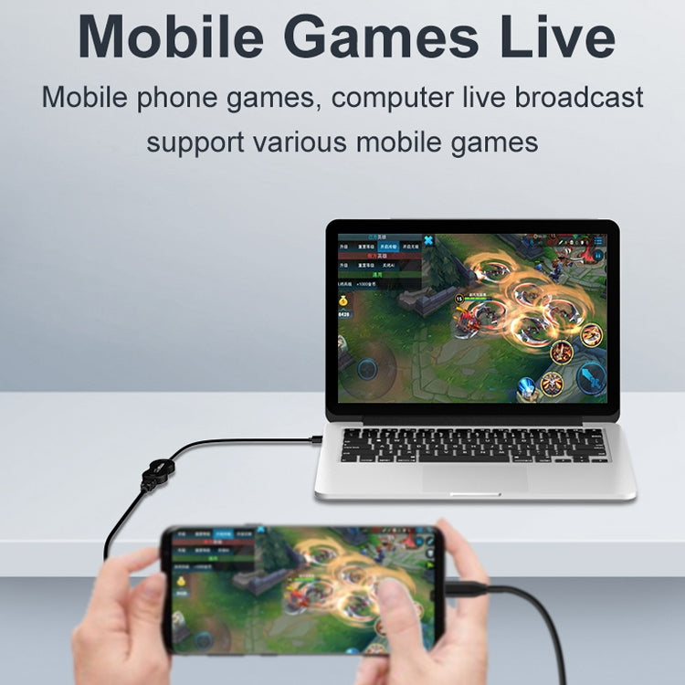 USB 2.0 a HDMI HD Videojuego Grabación en vivo Monitoreo Captura