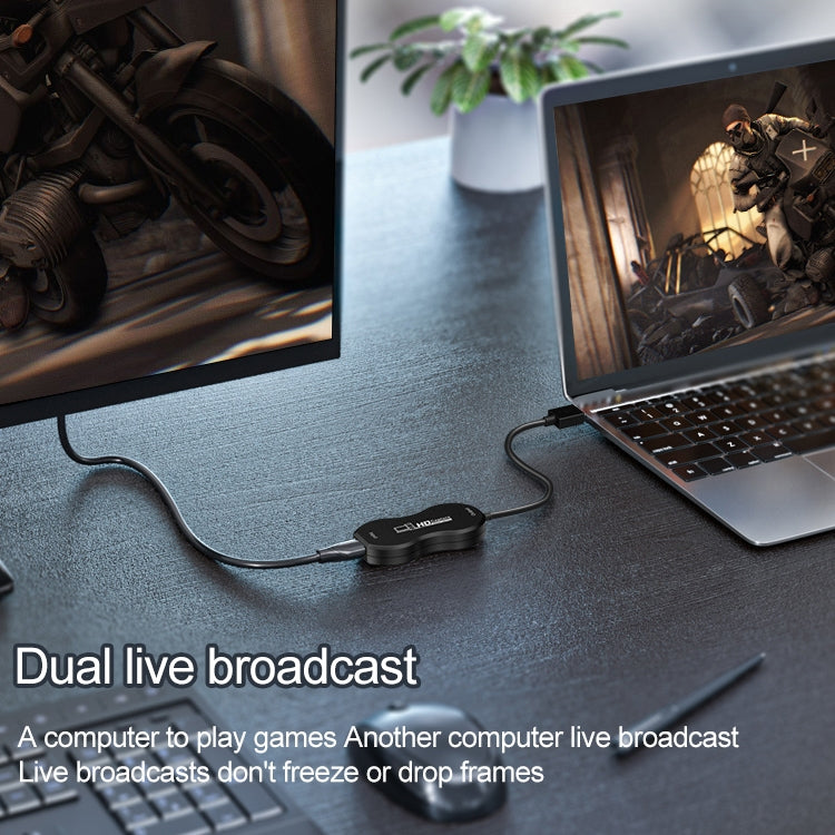USB 2.0 a HDMI HD Videojuego Grabación en vivo Monitoreo Captura