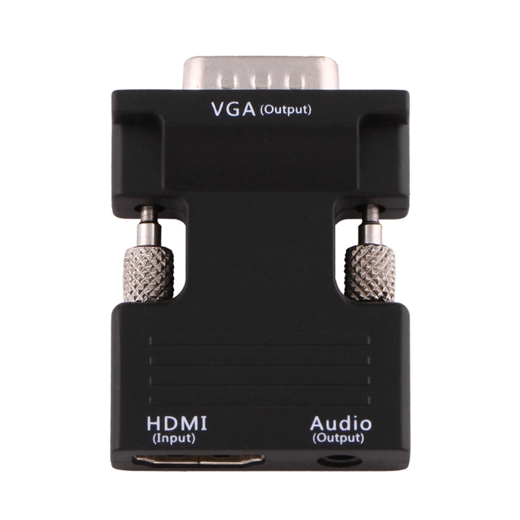 Convertidor HDMI hembra a VGA macho con adaptador de salida de audio para proyector, monitor, televisores, HDMI to VGA+Audio