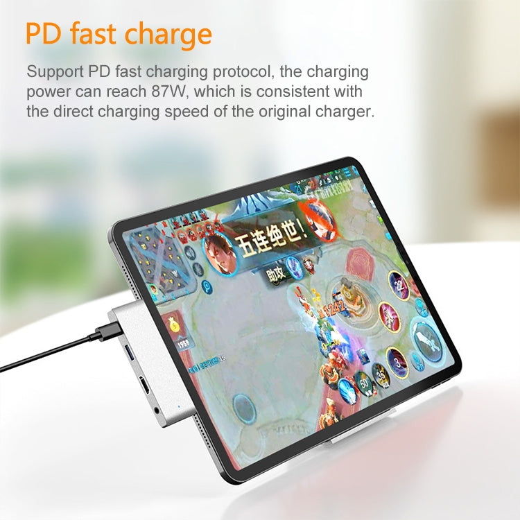 HW-TC29 Adaptador HUB de extensión multifuncional tipo C / USB-C 4 en 1 iPad Pro Hub