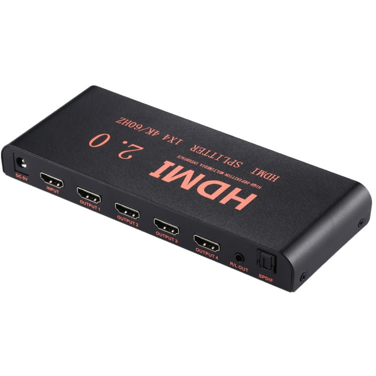 CY-042 Divisor 1X4 HDMI 2.0 4K/60Hz, enchufe UE, 1X4