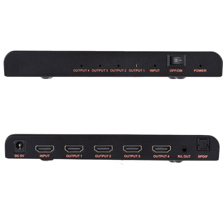 CY-042 Divisor 1X4 HDMI 2.0 4K/60Hz, enchufe UE, 1X4