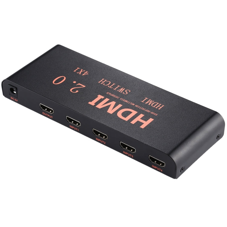 Conmutador 4X1 4K/60Hz HDMI 2.0 con control remoto, enchufe UE, 4X1