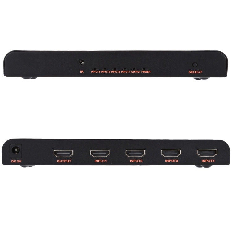 Conmutador 4X1 4K/60Hz HDMI 2.0 con control remoto, enchufe UE, 4X1