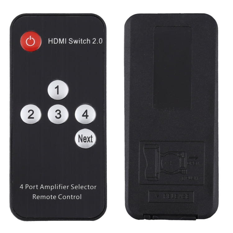 Conmutador 4X1 4K/60Hz HDMI 2.0 con control remoto, enchufe UE, 4X1