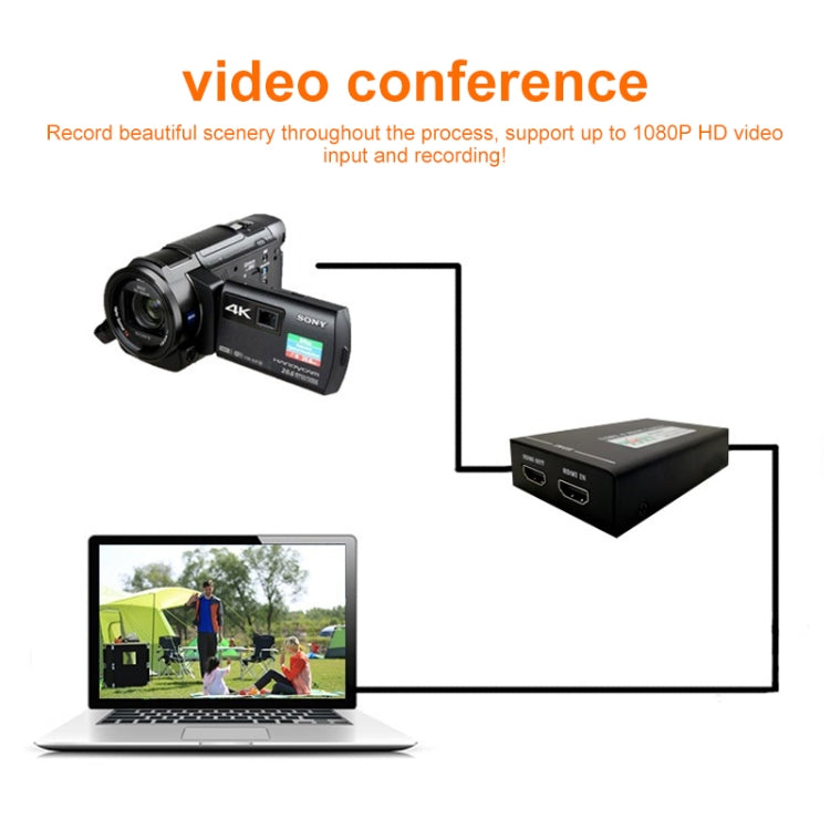 EC290 HDMI USB3.0 HD Caja grabadora de captura de video Tarjeta de transmisión en vivo, EC290