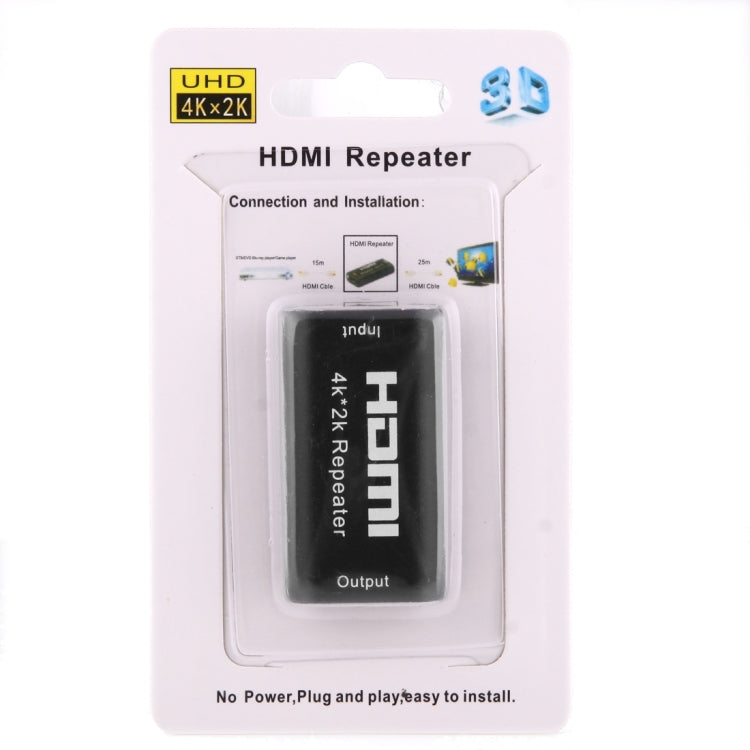 Mini repetidor amplificador lleno de 2160P HD HDMI 1.4b, ayuda 4K x 2K, 3D, HDMI 1.4b 2160P