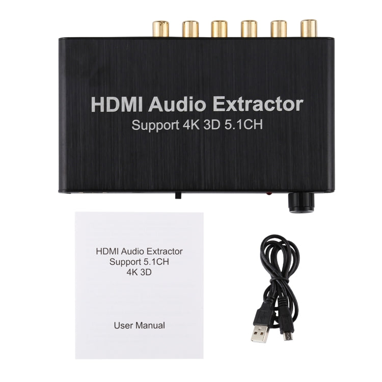 Extractor de decodificador de audio 4K 3D HDMI 5.1CH