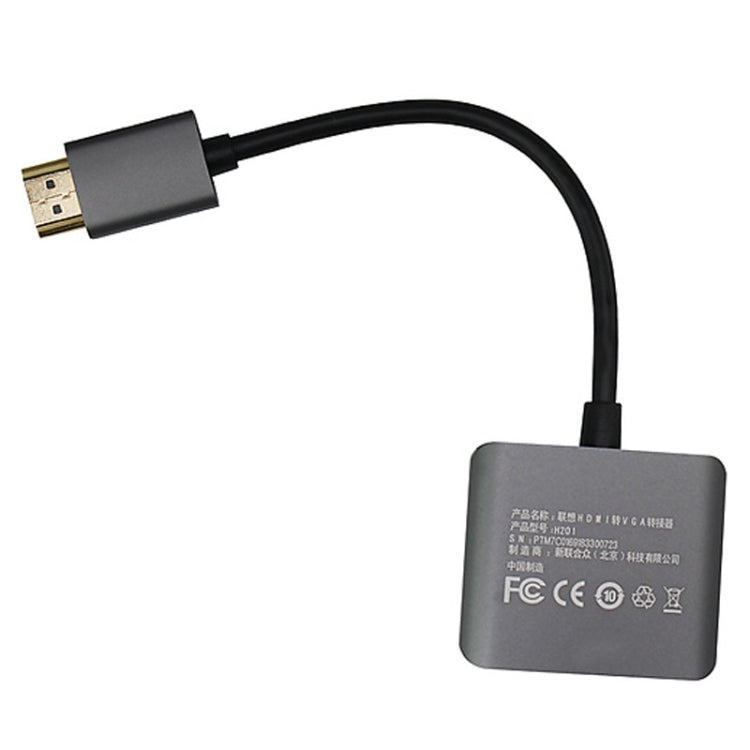Lenovo F1-H01 HDMI a VGA Cable Convertidor de aleación de aluminio, F1-H01