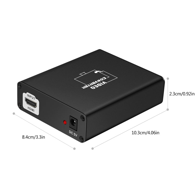 NEWKENG C8 Convertidor de vídeo HDMI a SCART, C8 HDMI to SCART