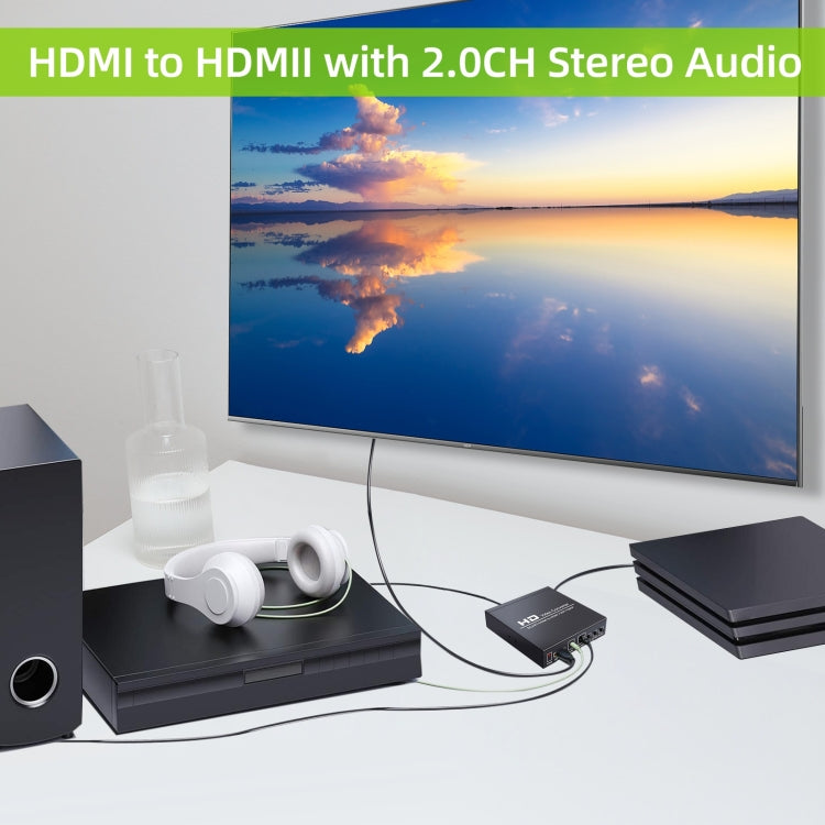 NEWKENG NK-8S SCART + HDMI a HDMI 720P / 1080P HD Adaptador convertidor de vídeo Scaler Box, NK-8S SCART + HDMI to HDMI