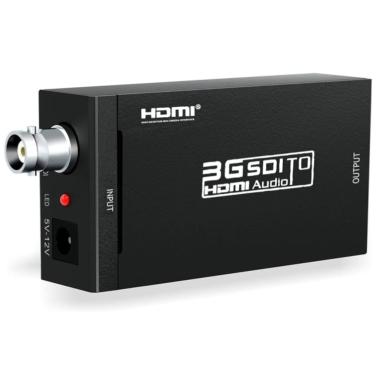 NEWKENG S008 Convertidor de vídeo Mini SD-SDI / HD-SDI / 3G-SDI a HDMI, S008 Mini SD-SDI / HD-SDI / 3G-SDI to HDMI