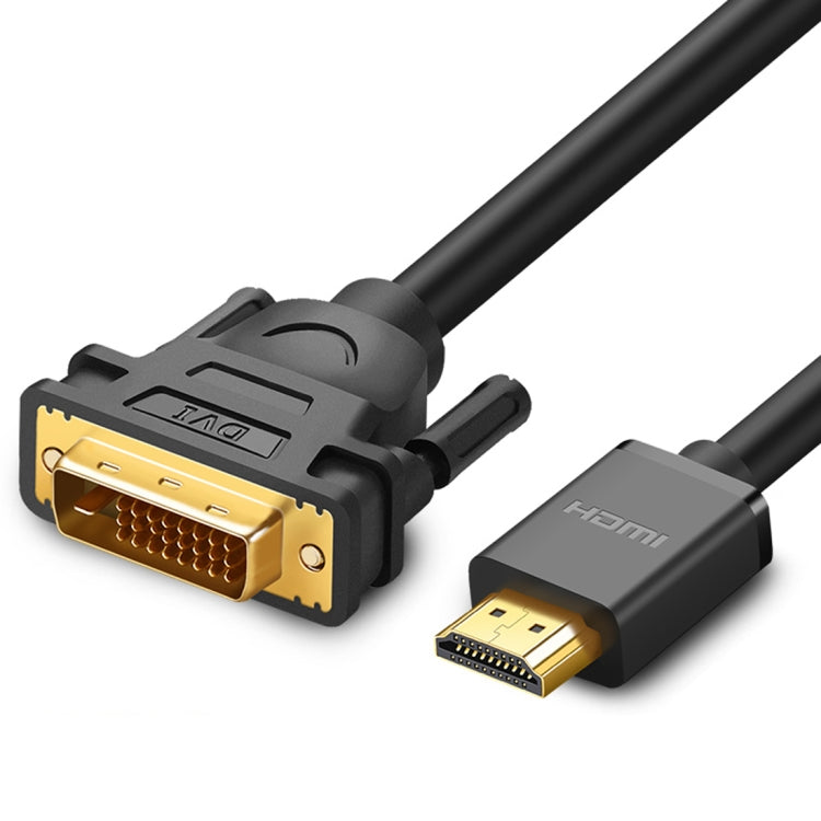 Línea de intercambio bidireccional UGREEN DVI D (24 + 1) macho a HDMI macho HD 2K, longitud: 3 m, Length: 3m