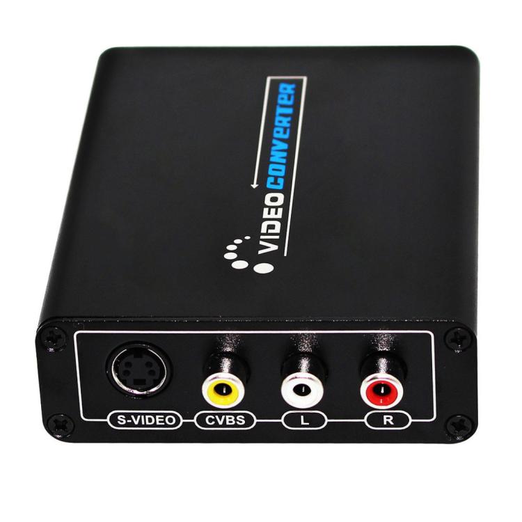 Convertidor de vídeo HDMI a compuesto/AV S-Video RCA CVBS/L/R Adaptador convertidor de vídeo, HDMI to AV + S-Video