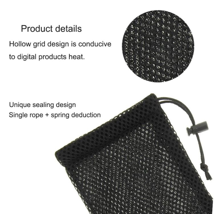Bolsa HAWEEL para teléfonos inteligentes, banco de energía y otros accesorios, tamaño igual que el teléfono de 5,5 pulgadas, 5.5 inch Grey, 5.5 inch Black