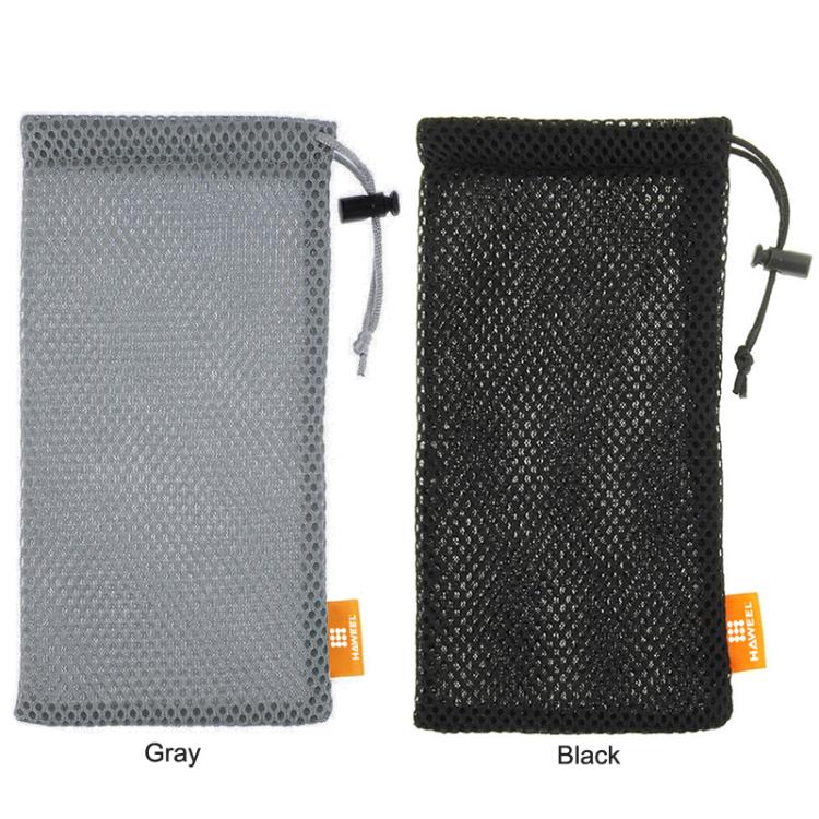 Bolsa HAWEEL para teléfonos inteligentes, banco de energía y otros accesorios, tamaño igual que el teléfono de 5,5 pulgadas, 5.5 inch Grey, 5.5 inch Black