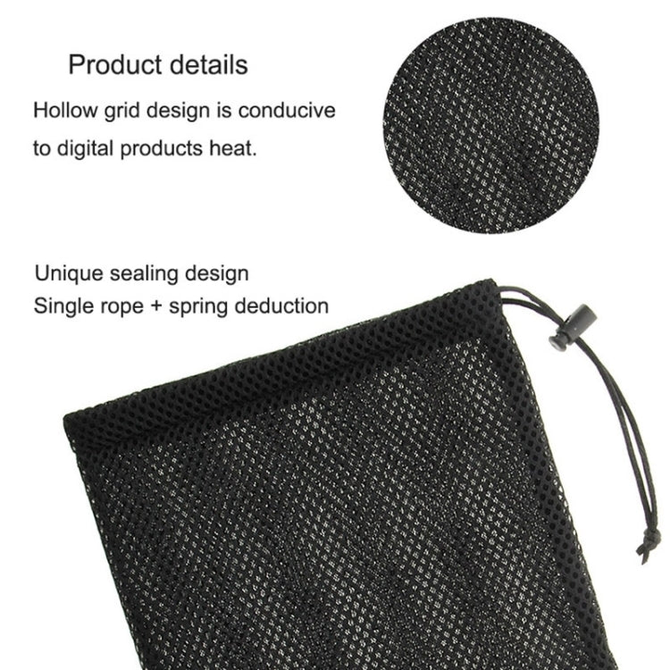 Bolsa con cordón de malla de nailon HAWEEL con cordón fijo para tableta con pantalla de hasta 7,9 pulgadas, tamaño: 24 cm x 16 cm, 7.9 inch