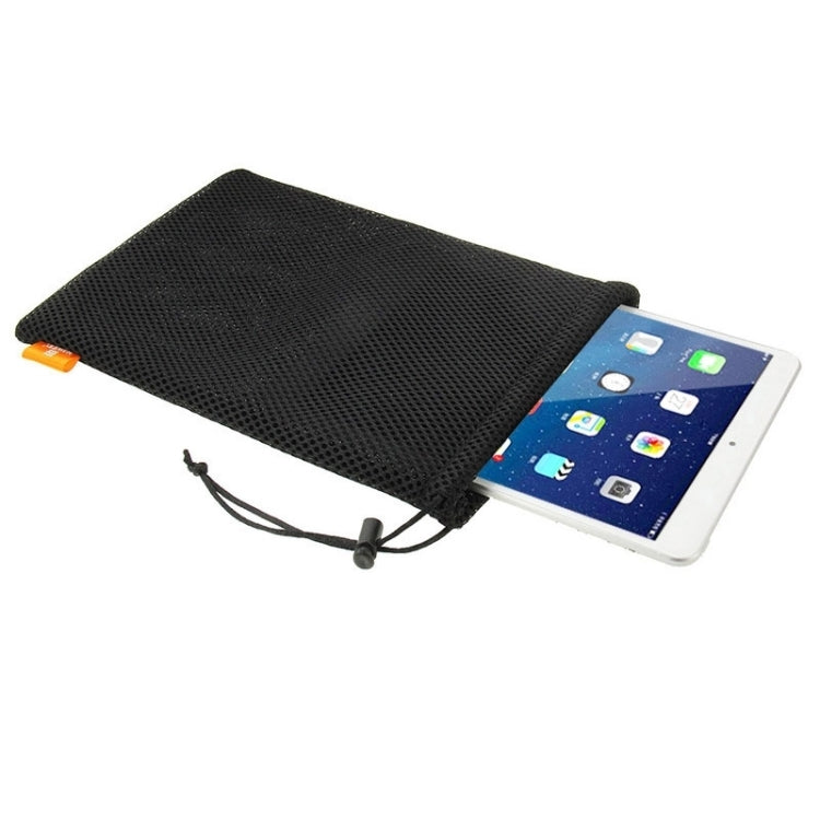 Bolsa de malla de nailon HAWEEL con cordón fijo para iPad Air 2 y 1 / iPad 4/3/2/1, tamaño: 29 cm x 19 cm, 9.7 inch