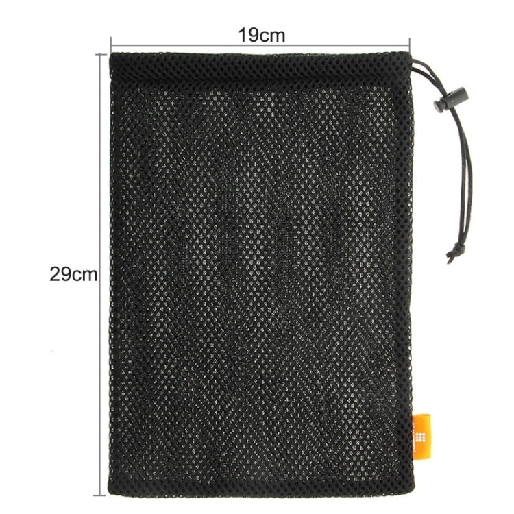 Bolsa de malla de nailon HAWEEL con cordón fijo para iPad Air 2 y 1 / iPad 4/3/2/1, tamaño: 29 cm x 19 cm, 9.7 inch
