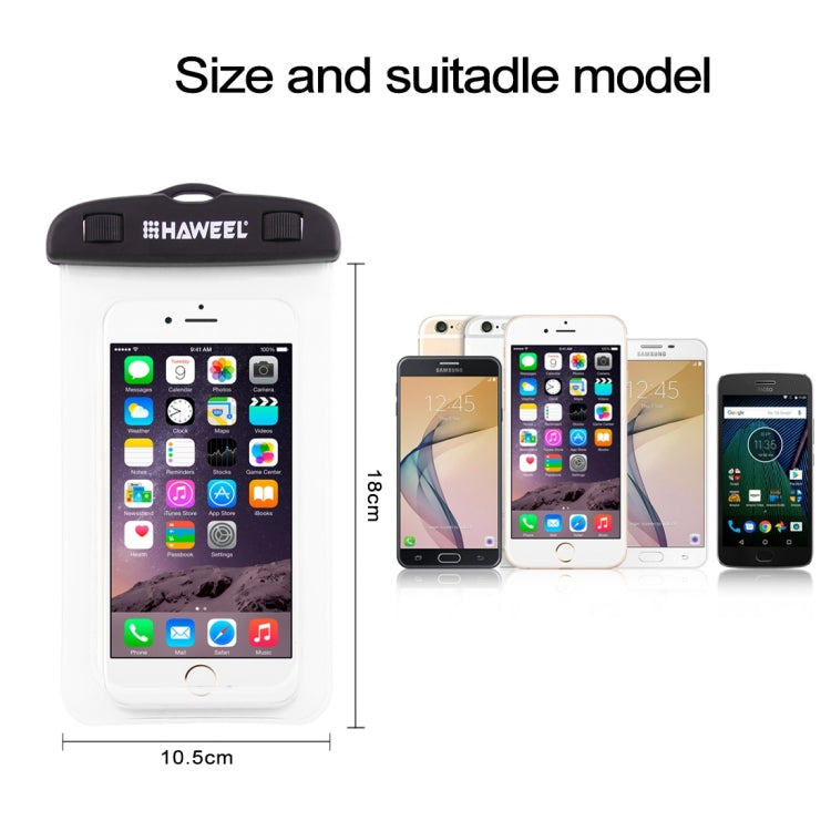 Bolsa impermeable universal transparente HAWEEL con cordón para iPhone, Galaxy, Huawei, Xiaomi, LG, HTC y otros teléfonos inteligentes