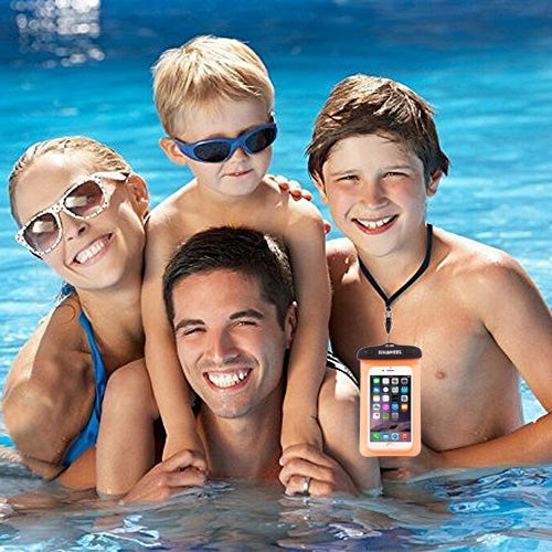 Bolsa impermeable universal transparente HAWEEL con cordón para iPhone, Galaxy, Huawei, Xiaomi, LG, HTC y otros teléfonos inteligentes