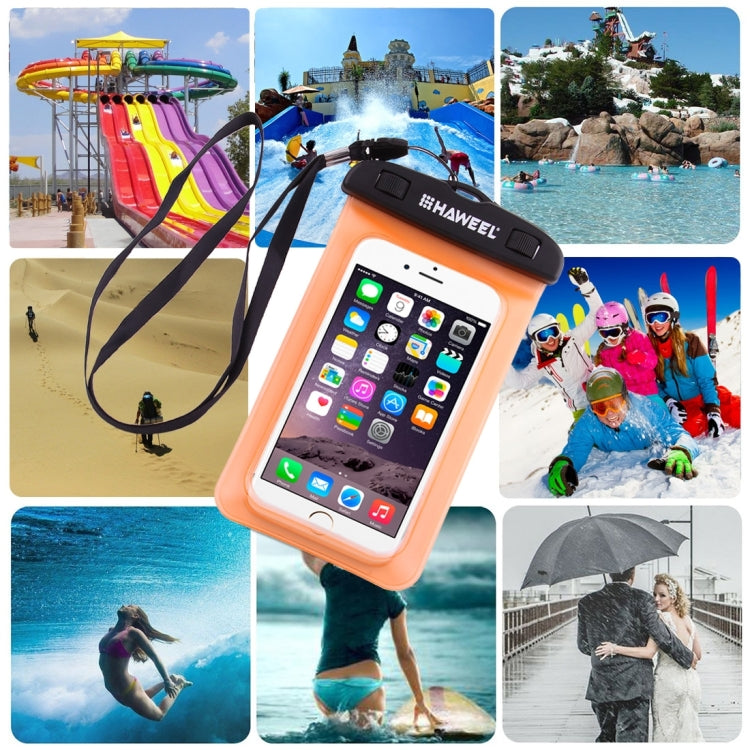 Bolsa impermeable universal transparente HAWEEL con cordón para iPhone, Galaxy, Huawei, Xiaomi, LG, HTC y otros teléfonos inteligentes