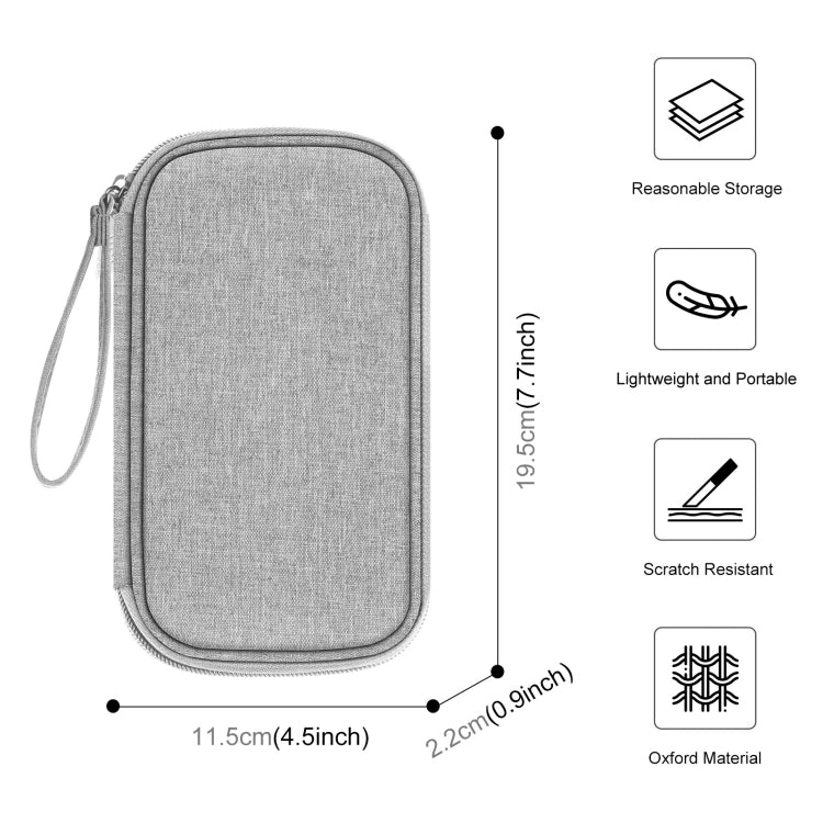 Bolsa de almacenamiento organizadora electrónica HAWEEL para teléfonos móviles, banco de energía, cables, ratón, auriculares, Digital Organizer, Size: S, Digital Organizer