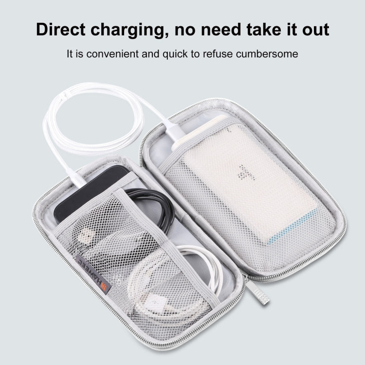 Bolsa de almacenamiento organizadora electrónica HAWEEL para teléfonos móviles, banco de energía, cables, ratón, auriculares, Digital Organizer, Size: S, Digital Organizer