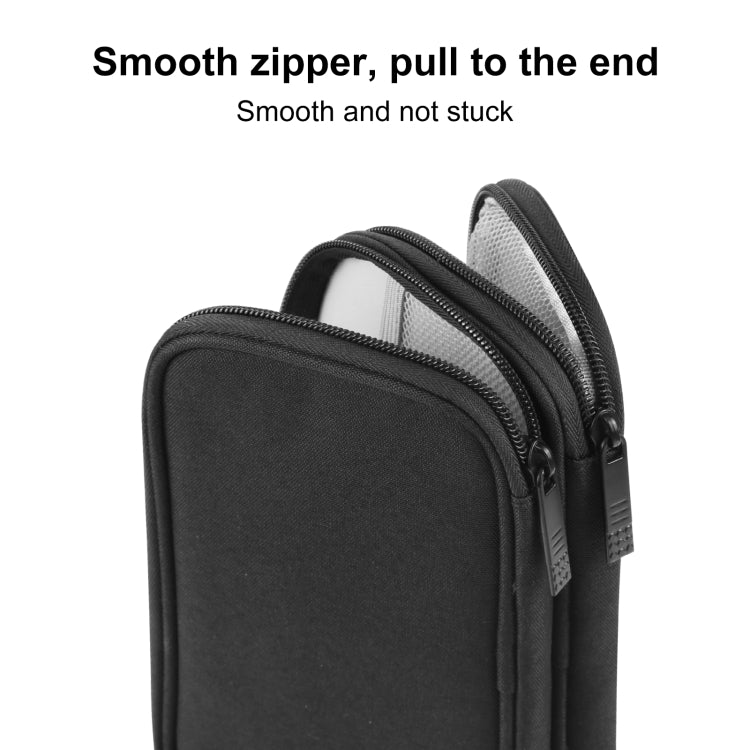HAWEEL Organizador electrónico Bolsa de almacenamiento de doble capa para cables, cargador, banco de energía, teléfonos, auriculares, Double Layers Organizer