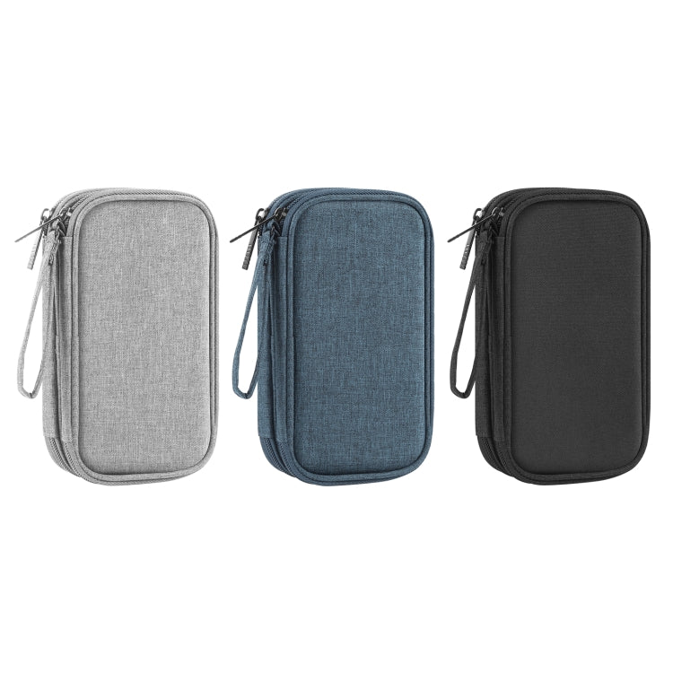 HAWEEL Organizador electrónico Bolsa de almacenamiento de doble capa para cables, cargador, banco de energía, teléfonos, auriculares, Double Layers Organizer