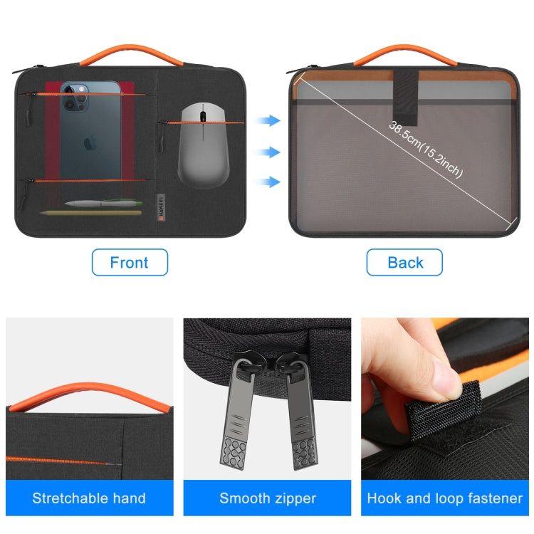 HAWEEL Funda de 13,0 pulgadas Maletín con cremallera Bolso para computadora portátil para Macbook, Samsung, Lenovo Thinkpad, Sony, DELL Alienware, CHUWI, ASUS, HP, computadoras portátiles de 13 a 13,5 pulgadas, 13.0-13.5 inch, 13.0 inch