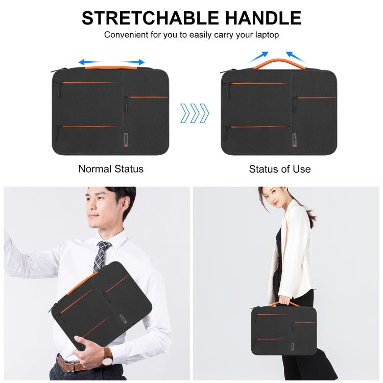 HAWEEL Funda de 13,0 pulgadas Maletín con cremallera Bolso para computadora portátil para Macbook, Samsung, Lenovo Thinkpad, Sony, DELL Alienware, CHUWI, ASUS, HP, computadoras portátiles de 13 a 13,5 pulgadas, 13.0-13.5 inch, 13.0 inch