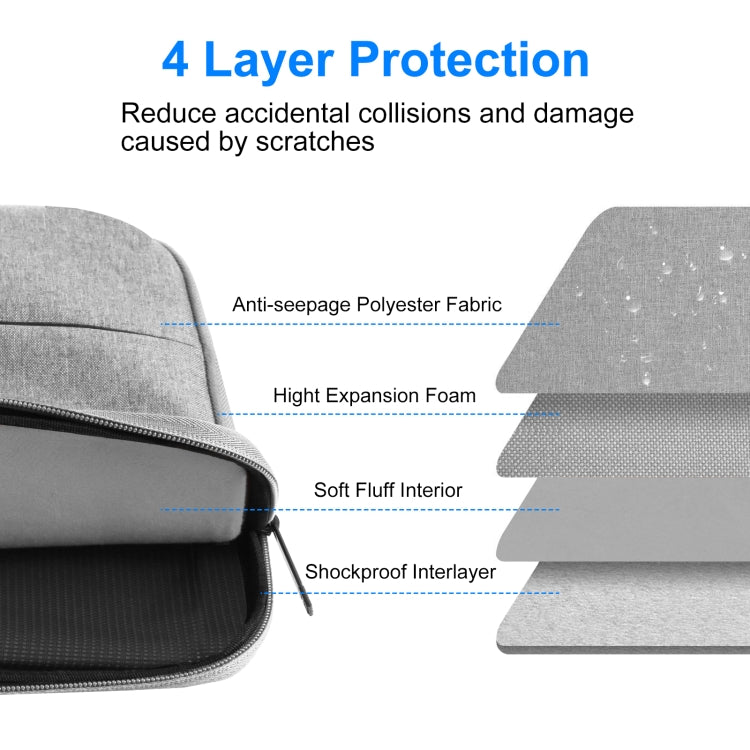 HAWEEL Funda de 13,0 pulgadas Maletín con cremallera Bolso para computadora portátil para Macbook, Samsung, Lenovo Thinkpad, Sony, DELL Alienware, CHUWI, ASUS, HP, computadoras portátiles de 13 a 13,5 pulgadas, 13.0-13.5 inch, 13.0 inch