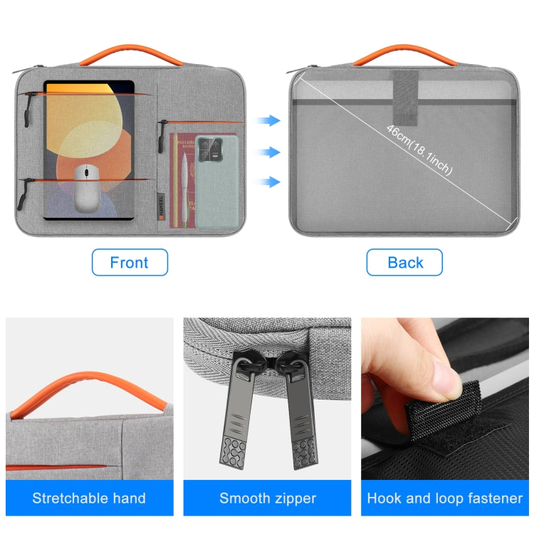 Funda HAWEEL de 15,0 pulgadas, maletín con cremallera, bolso para portátil para Macbook, Samsung, Lenovo Thinkpad, Sony, DELL Alienware, CHUWI, ASUS, HP, portátiles de 15,0 a 16,0 pulgadas, 15.0-16.0 inch, 15.0 inch