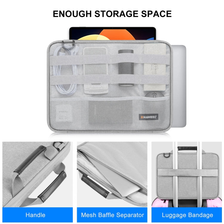 HAWEEL Maletín cruzado para portátil de 13,0 a 14,0 pulgadas para Macbook, Lenovo Thinkpad, ASUS, HP, 13.0 inch-14.0 inch