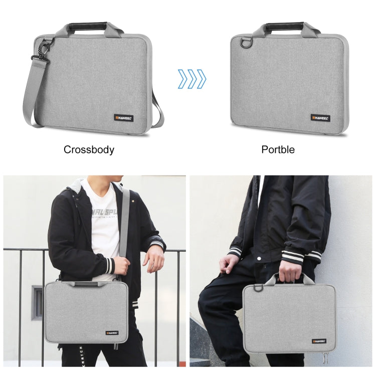 HAWEEL Maletín cruzado para portátil de 13,0 a 14,0 pulgadas para Macbook, Lenovo Thinkpad, ASUS, HP, 13.0 inch-14.0 inch