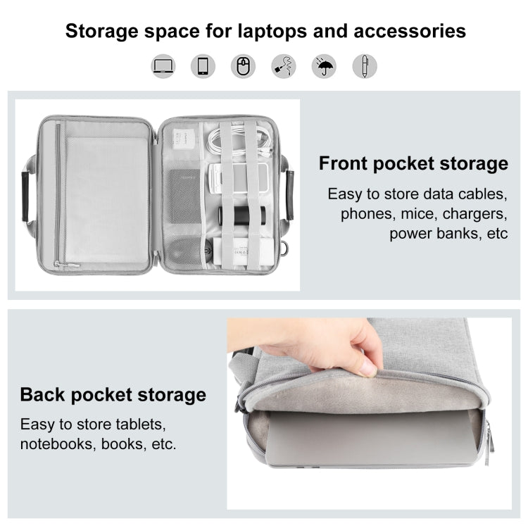 HAWEEL Maletín cruzado para portátil de 14,0 a 16,0 pulgadas para Macbook, Lenovo Thinkpad, ASUS, HP, 15.0 inch -16.0 inch
