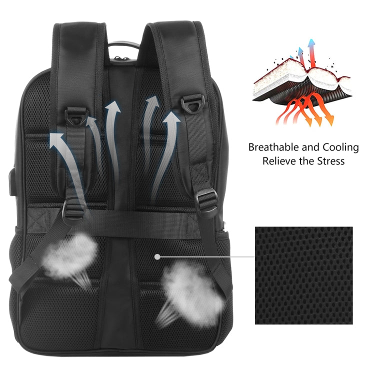 Mochila para ordenador portátil con panel solar HAWEEL de 14 W, con asa y puerto de carga USB máximo de 5 V/2,1 A, 14W Backpack 2