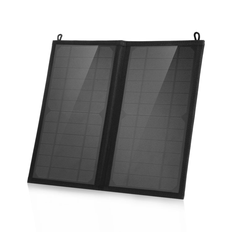 Bolsa cargadora de panel solar plegable HAWEEL de 12W y 2 paneles con puertos USB duales de 5V / 3.1A máx., compatible con QC3.0 y AFC, 12W 2 Panels