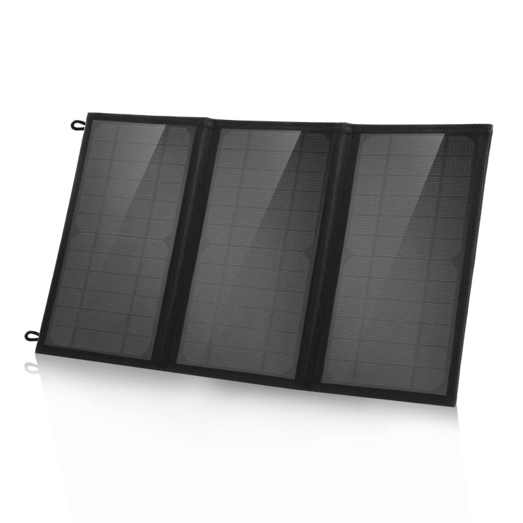Bolsa cargadora de panel solar plegable HAWEEL de 18W y 3 paneles con puertos USB duales de 5V / 3.1A máx., compatible con QC3.0 y AFC, 18W 3 Panels