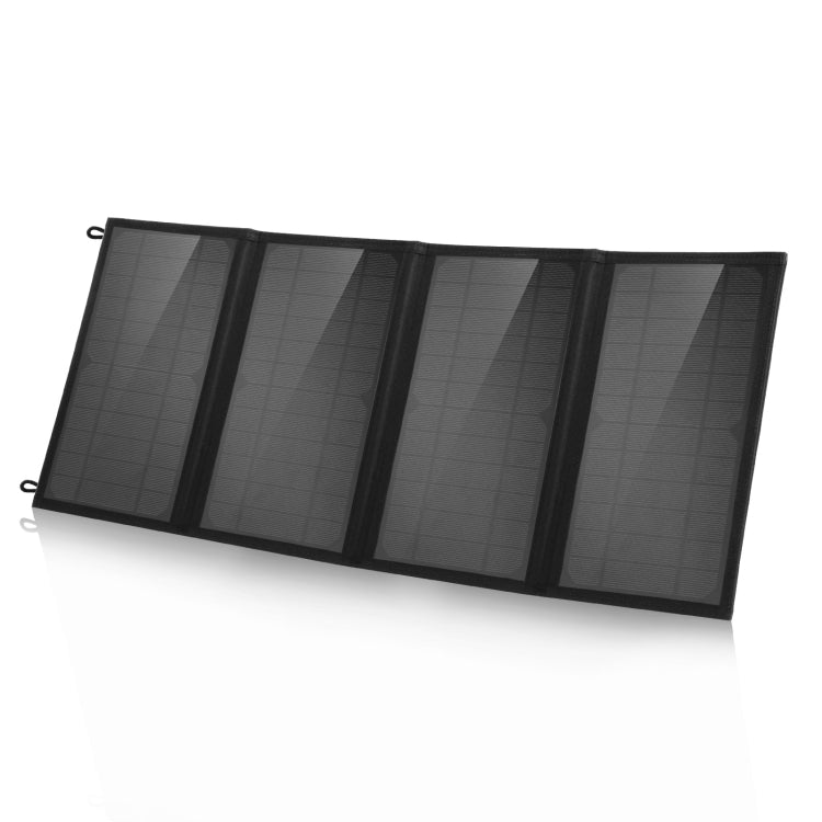 Bolsa cargadora de panel solar plegable HAWEEL de 24W y 4 paneles con puertos USB duales de 5V / 3.1A máx., compatible con QC3.0 y AFC, 24W 4 Panels