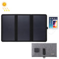 HAWEEL Cargador de panel solar ultrafino de 21 W, plegable, triple, 5 V/3 A, con dos puertos USB, compatible con QC3.0 y AFC, Ultrathin 21W