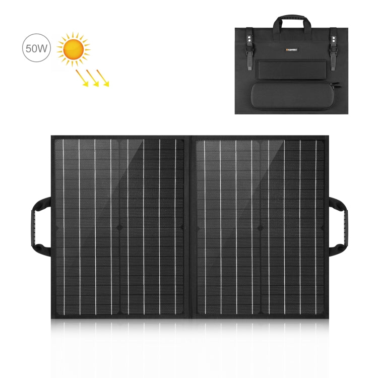 Bolsa plegable de viaje con cargador de panel solar plegable HAWEEL 50W, 50W