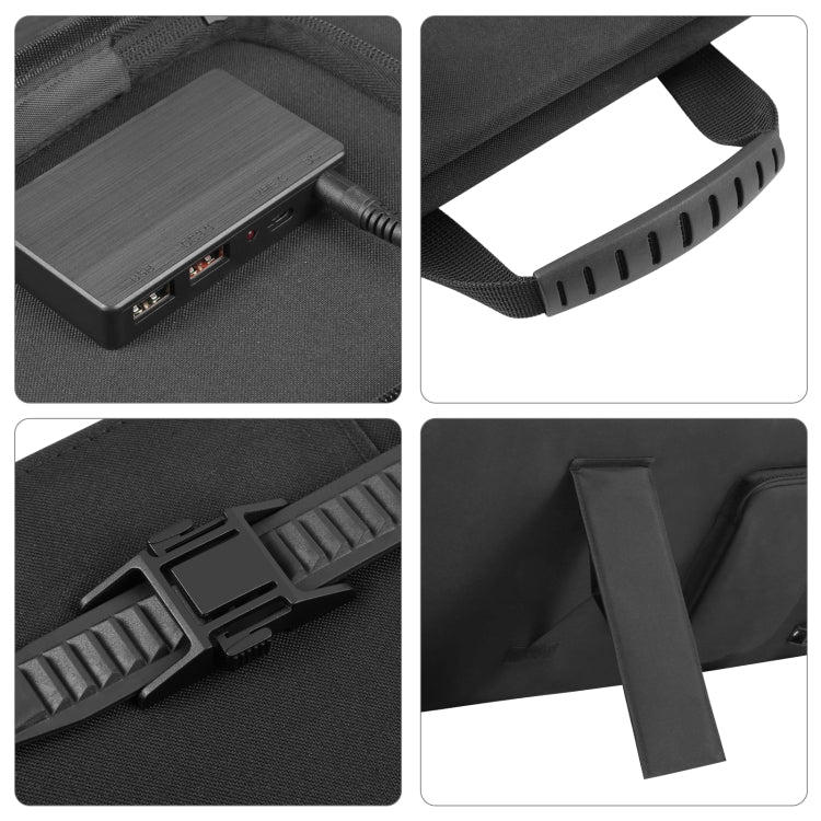 Bolsa plegable de viaje con cargador de panel solar plegable HAWEEL 50W, 50W