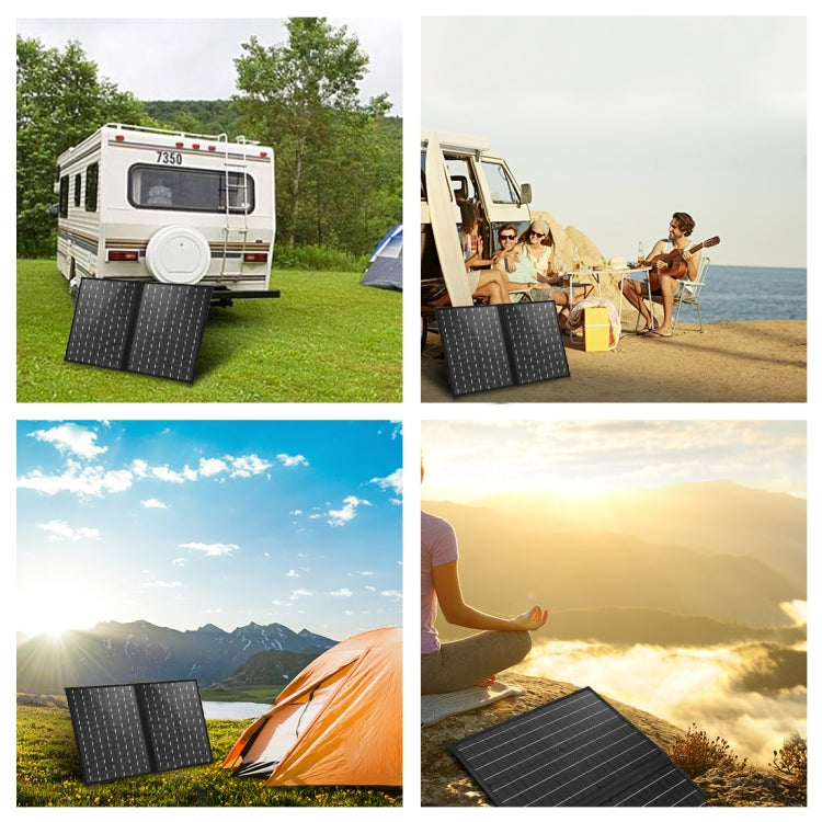 Bolsa plegable de viaje con cargador de panel solar plegable HAWEEL 50W, 50W